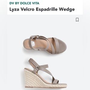 Brand Dolce Vita - Lyza Velcro EspadrillaWedge in Taupe